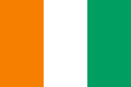 Flagge der Elfenbeinküste (c) wikimedia